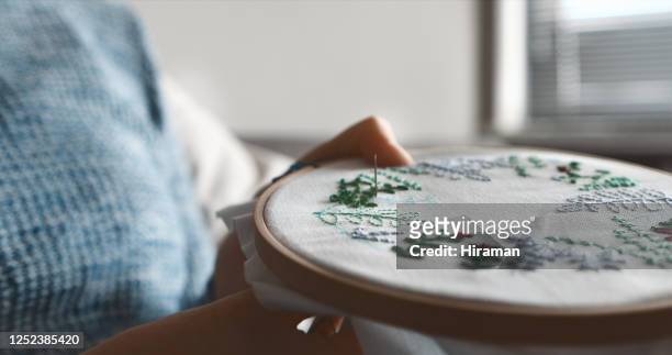 it can be as creative or as simple as you like - embroidery frame stock pictures, royalty-free photos & images