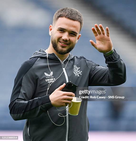 Rangers' Nicholas Raskin during a Scottish Cup semi-final match... News ...