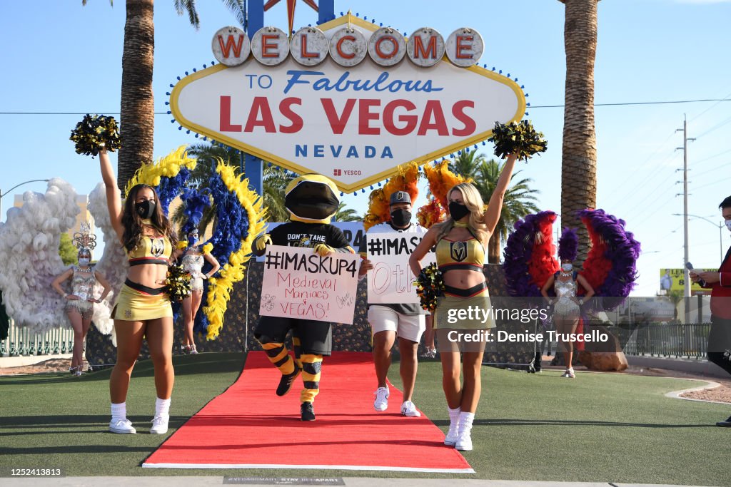 Las Vegas Entertainers Kick Off Pro-Mask Wearing Campaign With Fashion Show Amid Spike In COVID-19 Cases