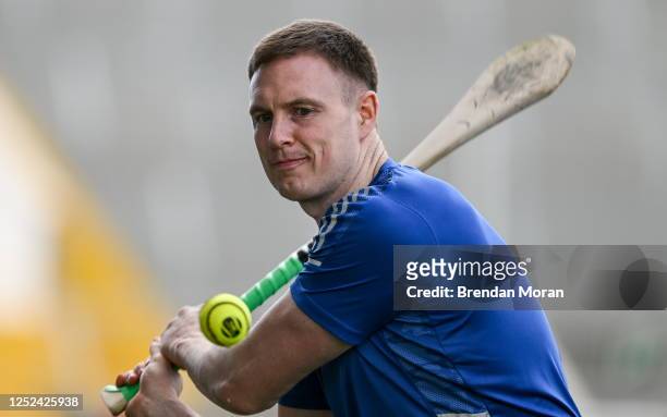 Cork , Ireland - 30 April 2023; Austin Gleeson of Waterford pucks a ball as he walks the pitch before the Munster GAA Hurling Senior Championship...