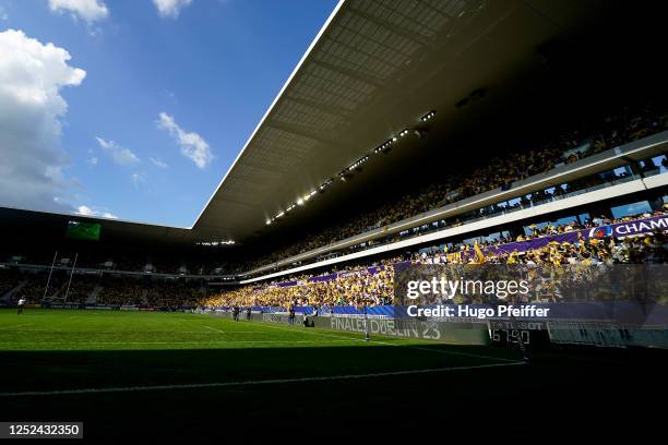 General View of Matmut Stadium during the Semi-Final Champions Cup match between La Rochelle and Exeter Chiefs at Stade Marcel Deflandre on April 30,...