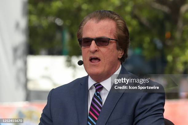 Draft analyst Mel Kiper Jr. During the third day of the NFL Draft on April 29, 2023 at Union Station in Kansas City, MO.
