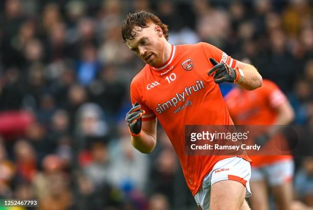 Monaghan , Ireland - 30 April 2023; Jason Duffy of Armagh during the Ulster GAA Football Senior Championship Semi Final match between Armagh and Down...