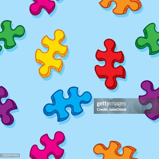 Puzzzle Pattern Jigsaw Puzzle Pattern Photos and Premium High Res Pictures - Getty Images