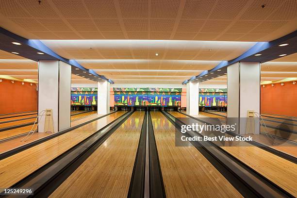 hotel - bowling alley stock pictures, royalty-free photos & images