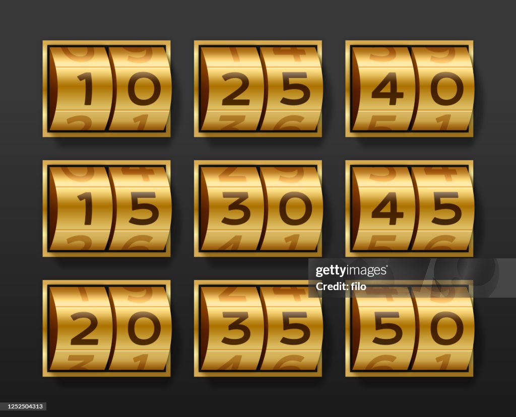 Gold Lock Code Gold Combination Lock Numbers High-Res Vector Graphic - Getty Images