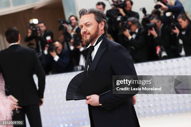 James McAvoy at the 2023 Met Gala: Karl Lagerfeld: A Line of Beauty held at the Metropolitan Museum of Art on May 1, 2023 in New York, New York.