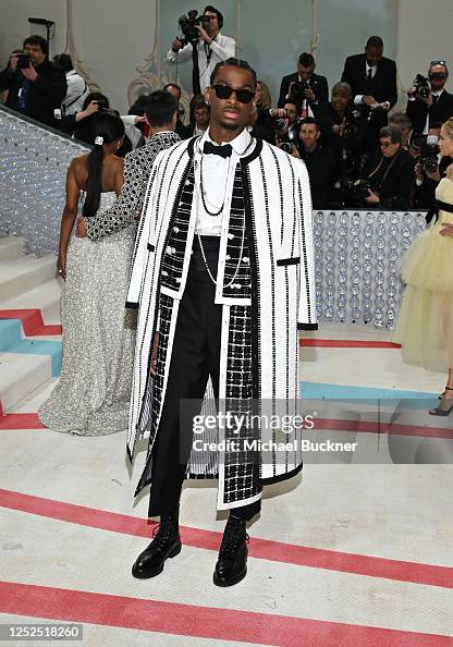 Shai Gilgeous-Alexander at the 2023 Met Gala: Karl Lagerfeld: A Line ...