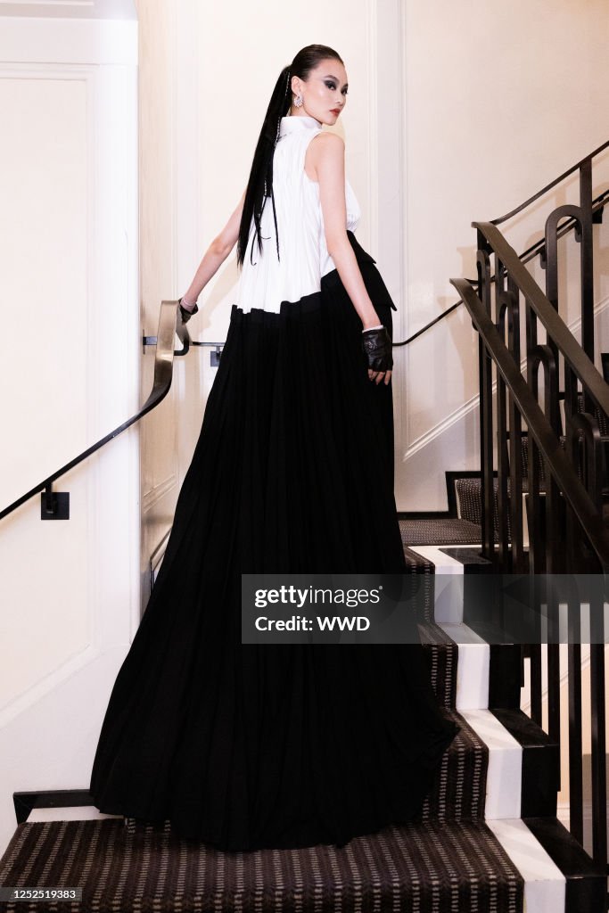He Cong at The Mark Hotel before the 2023 Met Gala: Karl Lagerfeld: A ...