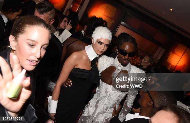 Cara Delevingne at the Karl Lagerfeld Met Gala After Party held at The Mark Hotel on May 1, 2023 in New York, New York.