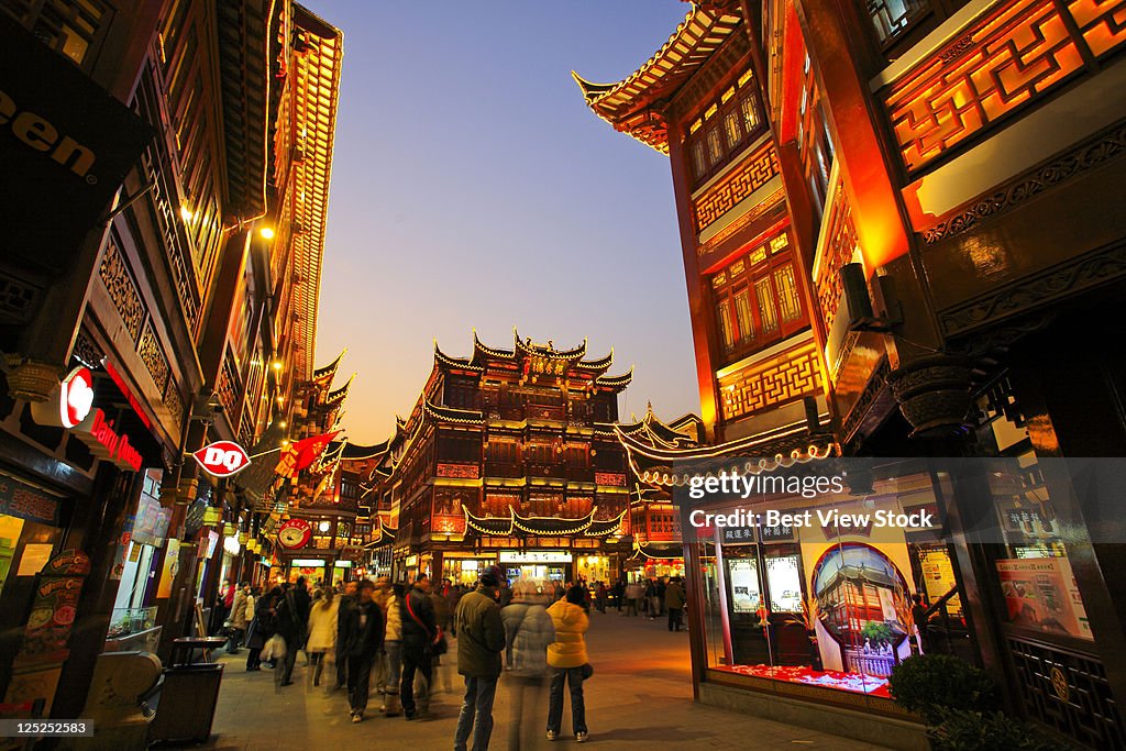 Shanghai Yu Yuan Gardens,China