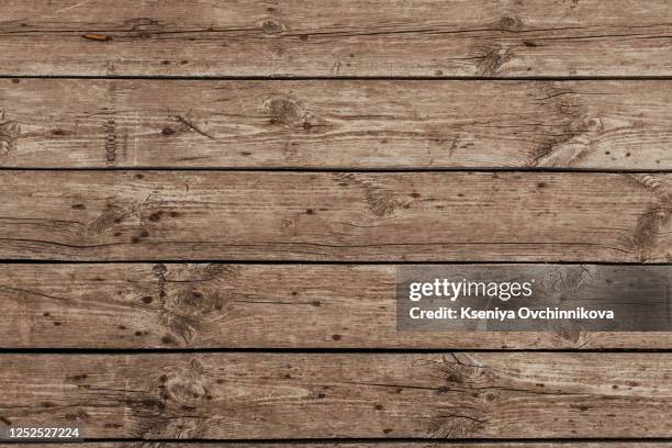 old wooden background with horizontal boards - boarded up stock pictures, royalty-free photos & images