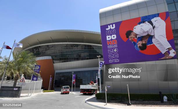 General view of Ali Bin Hamad Al Attiyah Arena the venue of World Judo Championship Doha 2023 in Doha, Qatar on 02 May 2023.The World Judo...