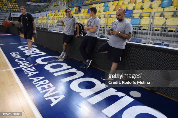 Jaka Lakovic, Head Coach of Gran Canaria during the 7DAYS EuroCup Basketball Finals Gran Canaria Training Session at Gran Canaria Arena on May 02,...