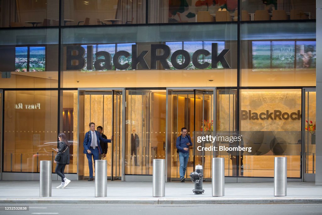 BlackRock headquarters at 50 Hudson Yards in New York, US, on Monday ...