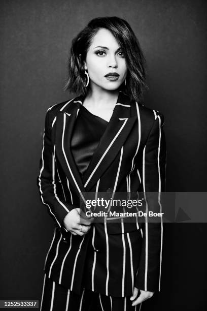 Monica Raymund of STARZ's "Hightown" poses for TV Guide during the 2020 TCA Portrait Studio at The Langham Huntington, Pasadena on January 14, 2020...