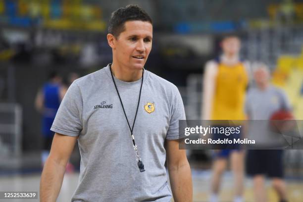 Jaka Lakovic, Head Coach of gran Canaria in action during the 7DAYS EuroCup Basketball Finals Gran Canaria Training Session at Gran Canaria Arena on...