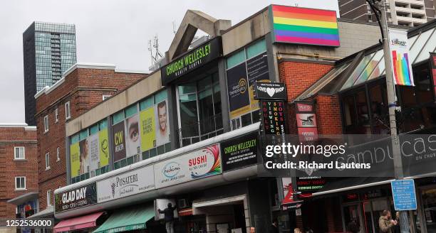 April 30 Atmospheric shots of the Gay Village along Church street near Wellesley for feature on the Bruce McArthur case. Star feature running on how...