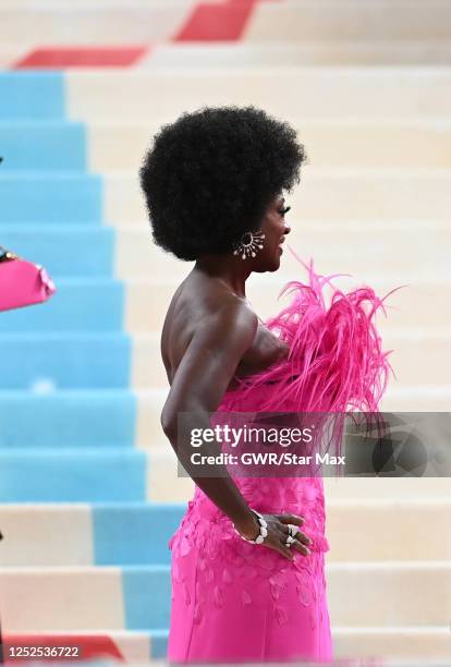 Viola Davis is seen at The 2023 Met Gala celebrating "Karl Lagerfeld: A Line Of Beauty"on May 1, 2023 in New York City.