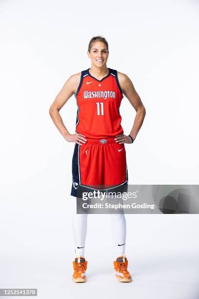 Elena Delle Donne of the Washington Mystics poses for a portrait during WNBA Media Day at Entertainment and Sports Arena on May 1, 2023 in...