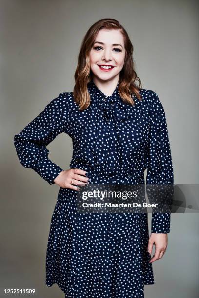 Alyson Hannigan of Food Network's "Girl Scout Cookie Championship" poses for TV Guide during the 2020 TCA Portrait Studio at The Langham Huntington,...