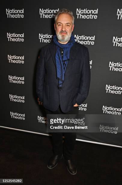 Sir Sam Mendes attends the press night after party for "The Motive And The Cue" at The National Theatre on May 2, 2023 in London, England.