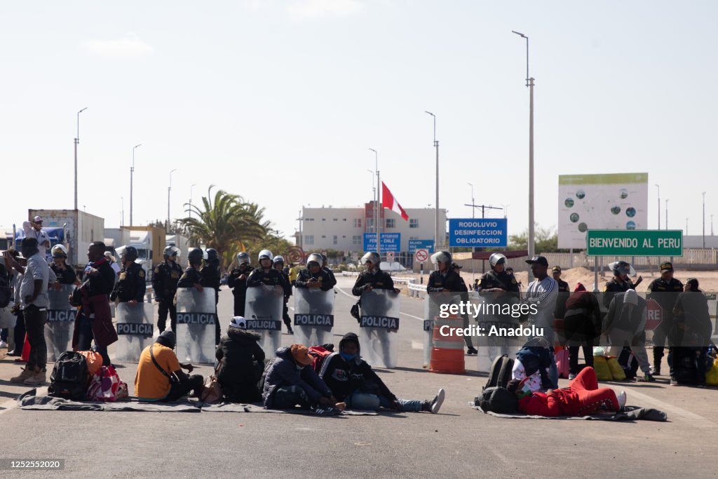 Migration crisis on the Chilean border with Peru