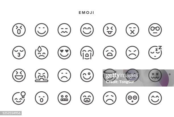 emoji icons - vomit stock illustrations