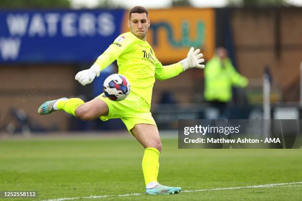 Marko Marosi of Shrewsbury Town during the Sky Bet League One between Shrewsbury Town and Bristol Rovers at Montgomery Waters Meadow on May 2, 2023...