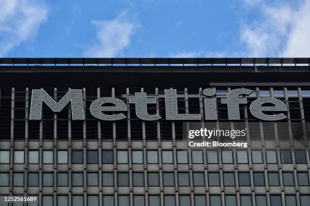 The MetLife Building in New York, US, on Monday, May 1, 2023. MetLife Inc. Is scheduled to release earnings figures on May 3. Photographer: Bing...