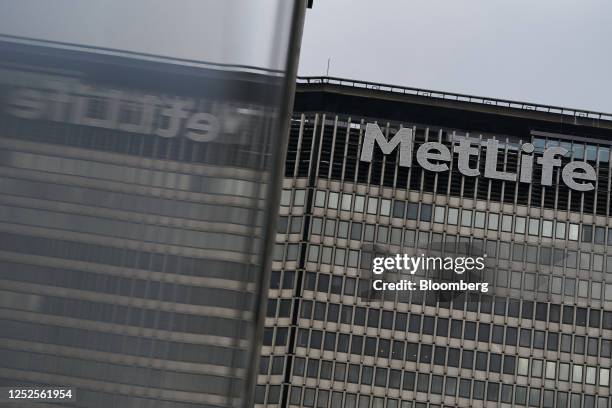 The MetLife Building in New York, US, on Monday, May 1, 2023. MetLife Inc. Is scheduled to release earnings figures on May 3. Photographer: Bing...