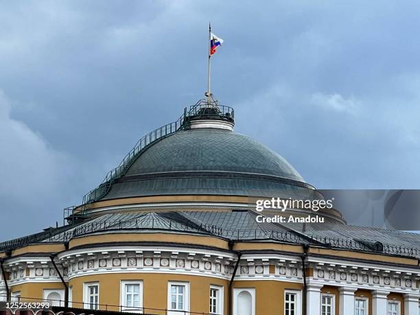 View of Kremlin after the drone attack in Moscow, Russia on May 03, 2023. Kremlin reported that Ukraine attempted to attack Russian President...