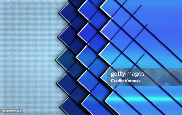 abstract blue shade metallic technology background. - construction hoarding stock illustrations