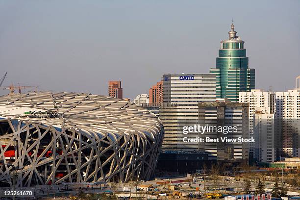 beijing - nationalstadion stock-fotos und bilder