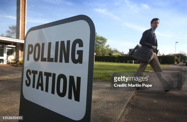 Voting opens in the local election on May 4, 2023 in Norwich, United Kingdom.