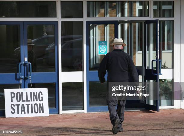 Voting opens in the local election on May 4, 2023 in Norwich, United Kingdom.