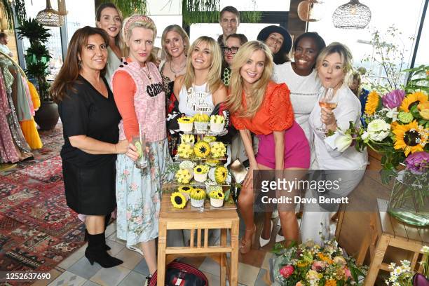 Guests including Candice Brown, Jakki Jones, Francesca Gamble, Ashley Roberts, Erica Bergsmeds, Laura Whitmore, Oti Mabuse and Emily Atack attend the...