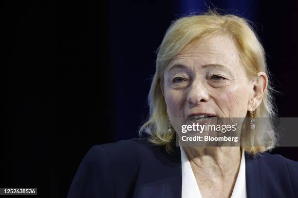 Janet Mills, governor of Maine, speaks during the SelectUSA Investment Summit in National Harbor, Maryland, US, on Thursday, May 4, 2023. The summit...