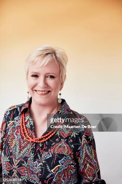 Eve Plumb of Discovery's 'Brady Bunch' poses for TV Guide during the 2019 TCA Portrait Studio on July 25, 2019 in Beverly Hills, California.