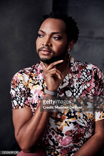 Travis Coles of OWN: Oprah Winfrey Network's 'David Makes Man' poses for TV Guide during the 2019 TCA Portrait Studio on July 25, 2019 in Beverly...