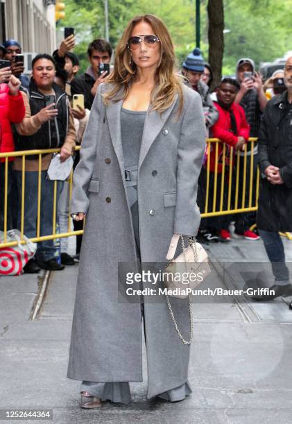 Jennifer Lopez is seen outside "The View" on May 04, 2023 in New York City.