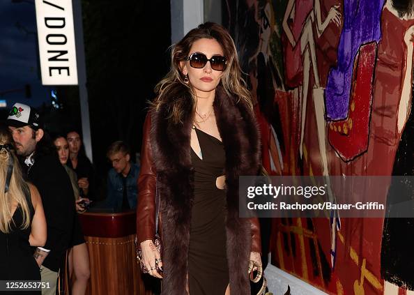 Paris Jackson is seen at Drake's restaurant opening on May 04, 2023