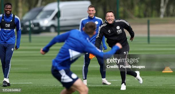 John Terry Leicester City first team coach during the Leicester City training session at Leicester City Training Ground, Seagrave on May 04, 2023 in...