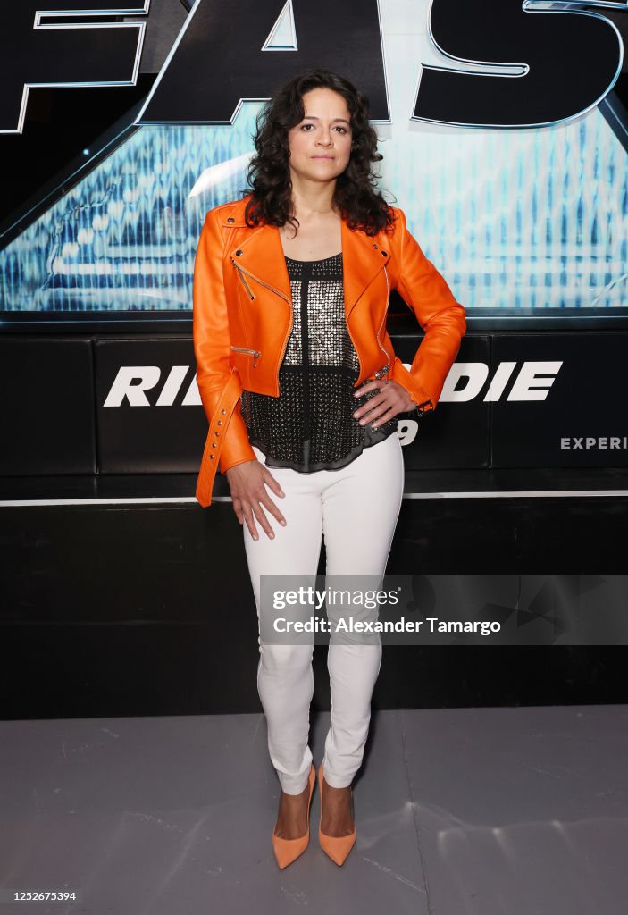 Michelle Rod Michelle Rodriguez attends the Fast X Experience at Telemundo Center ...