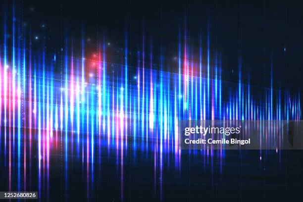 audio waves vector background - equalizer background stock illustrations