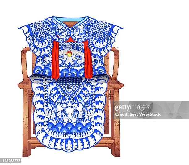 sculpture,moulding art - peking opera stock illustrations