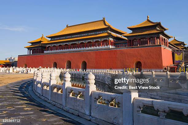 beijing forbidden city - palace stock pictures, royalty-free photos & images