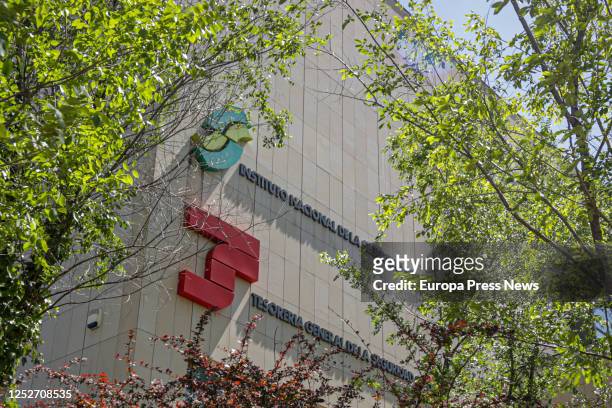 Facade of the General Treasury of Social Security on June 26, 2020 in Madrid, Spain. The Ministry of Inclusion, Social Security and Migrations...