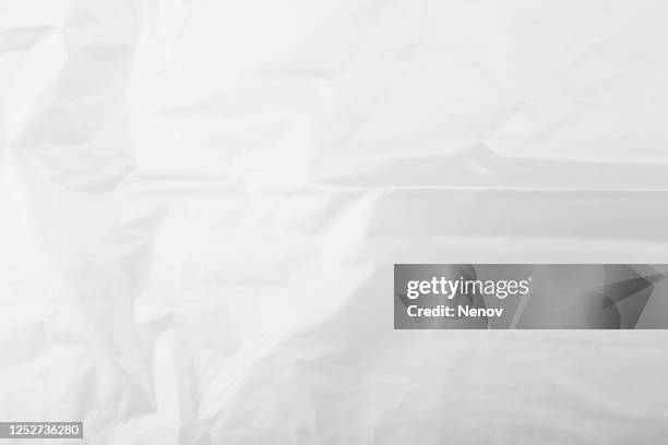 texture of crumpled white paper - newspaper texture stock pictures, royalty-free photos & images