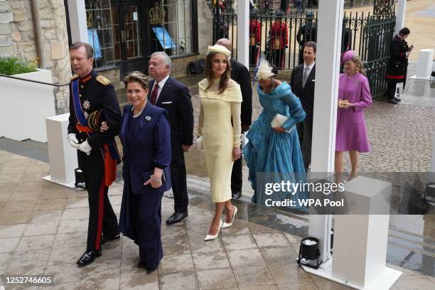 Grand Duke Henri of Luxembourg, Maria Teresa, Grand Duchess of Luxembourg, Abdullah II of Jordan, Queen Rania of Jordan, Letsie III of Lesotho,...